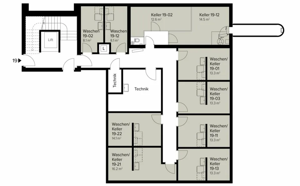 117 m² | Appartement 2.5 pièces au rez-de-chaussée | Première occupation – photo 10 sur 12