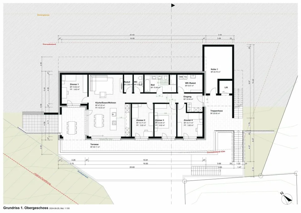 5.5-room new apartment with spacious sun terrace – photo 4 of 4