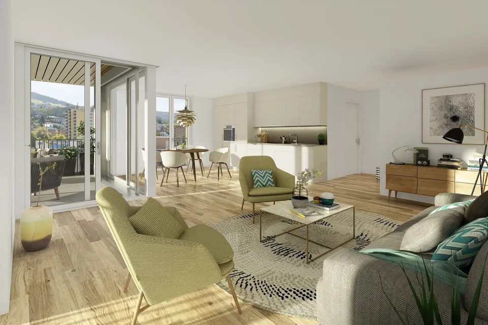 Appartement de rêve avec grande loggia – photo 2 sur 5