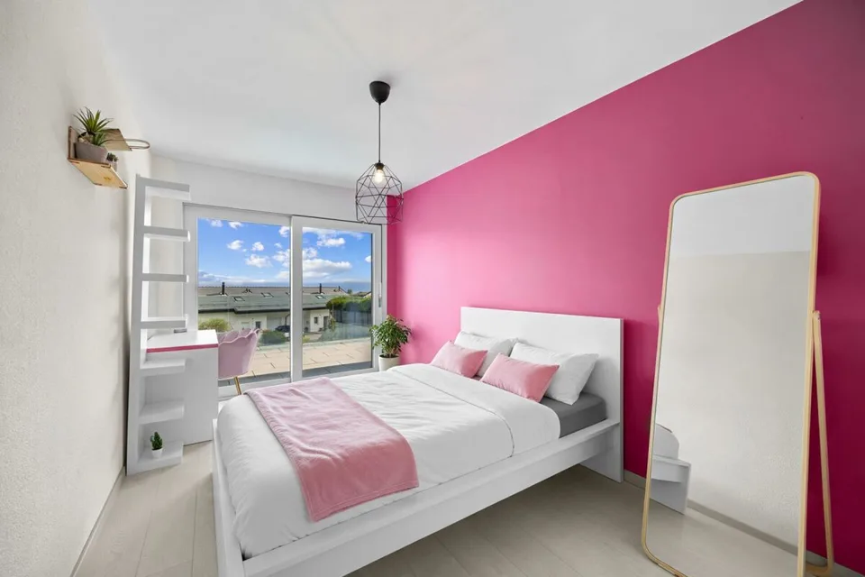 Villa contemporanea con vista panoramica sul Lago di Ginevra e le Alpi – foto 10 di 21