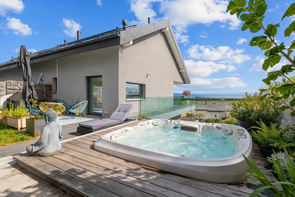 Villa contemporanea con vista panoramica sul Lago di Ginevra e le Alpi – foto 3 di 21