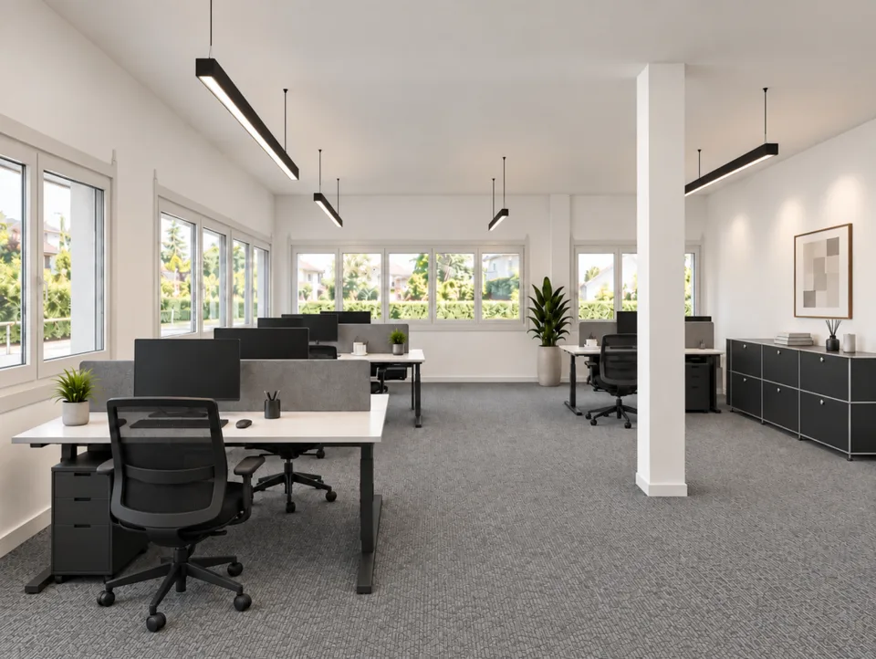 Gewerbepark an Top Lage - Halle, flexible Gewerbeflächen und Erstbezug der Büroräumlichkeiten – Foto 10 von 27
