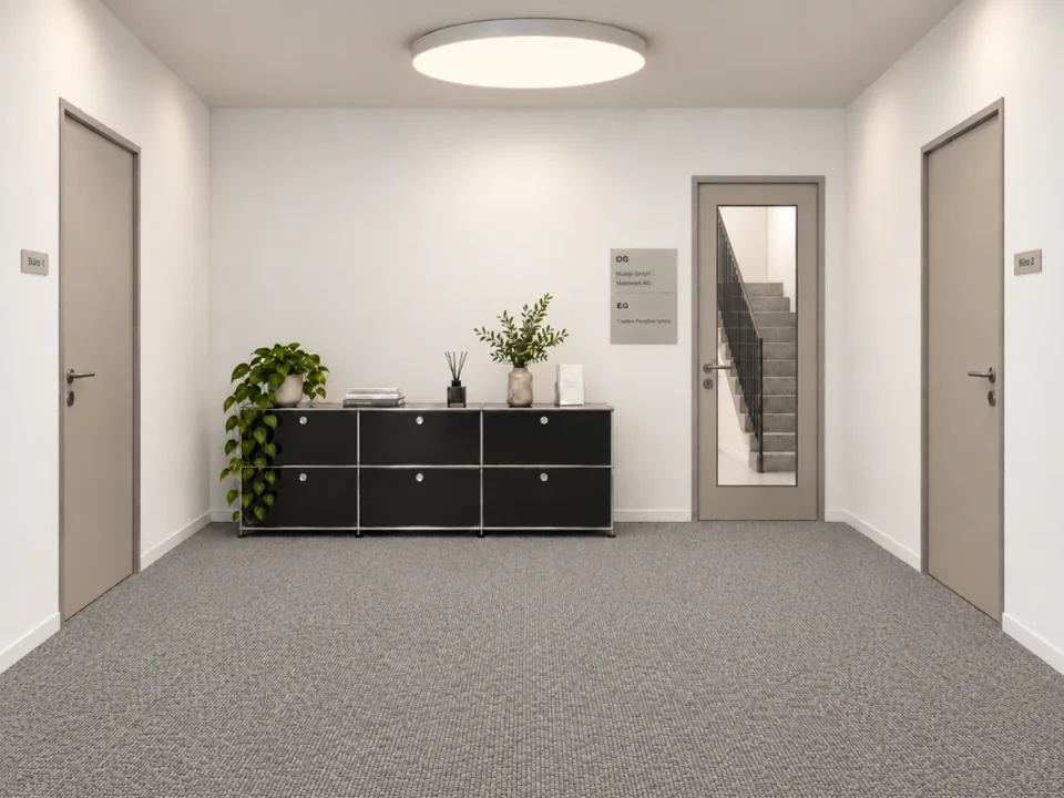 Gewerbepark an Top Lage - Halle, flexible Gewerbeflächen und Erstbezug der Büroräumlichkeiten – Foto 4 von 27