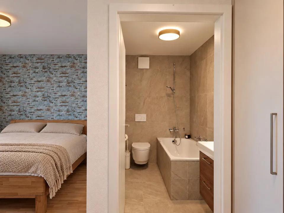 Appartement en attique avec vue lointaine et terrasse spacieuse – photo 6 sur 11