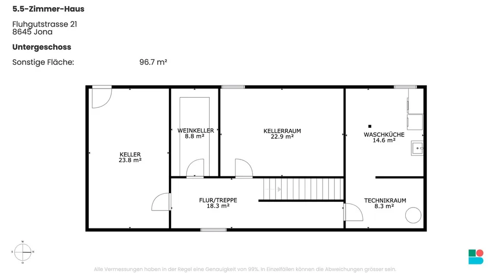 Modernes 5.5-Zimmer-Eckhaus mit 193 m² Wohnfläche, Garten und viel ... – Foto 11 von 11