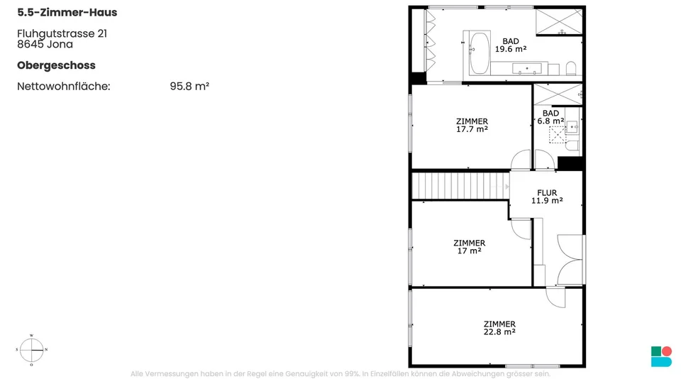 Modernes 5.5-Zimmer-Eckhaus mit 193 m² Wohnfläche, Garten und viel ... – Foto 10 von 11