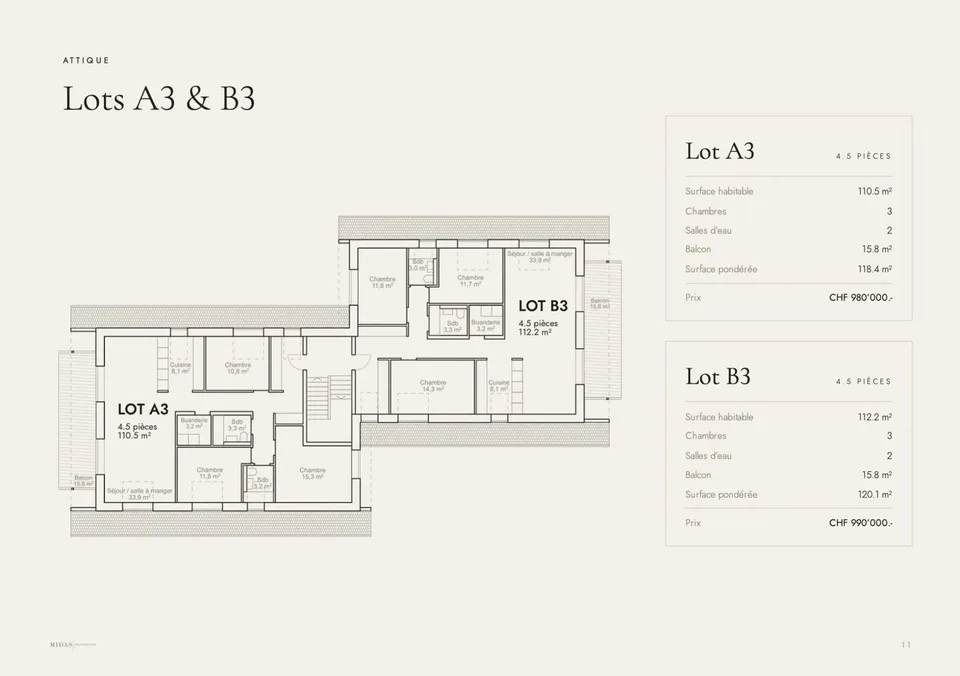 L'Orée du Rogin, 6 appartamenti Minergie di 4.5 locali – foto 10 di 12