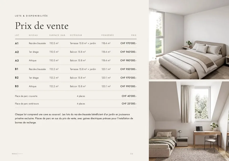 L'Orée du Rogin, 6 appartamenti Minergie di 4.5 locali – foto 6 di 12