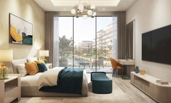 Appartamento moderno 1 camera da letto con vista mozzafiato vicino al nuovo aeroporto di Dubai – foto 4 di 9