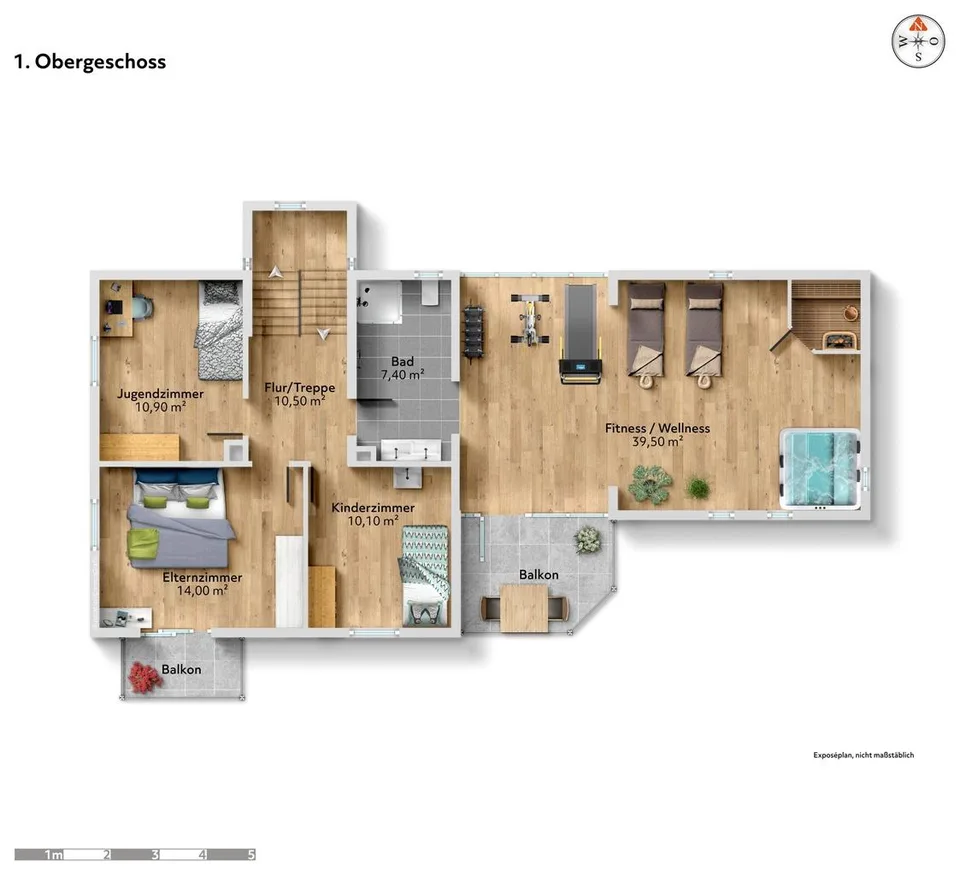 Wohnen, Wellness & Arbeiten unter einem Dach – Ihr Raumwunder in Oftringen – Foto 26 von 28