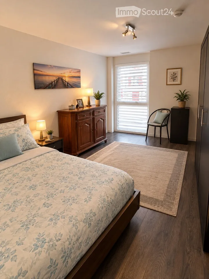 Zu vermieten 2 1/2-Zimmer-Wohnung mit Begleitung – Foto 3 von 3