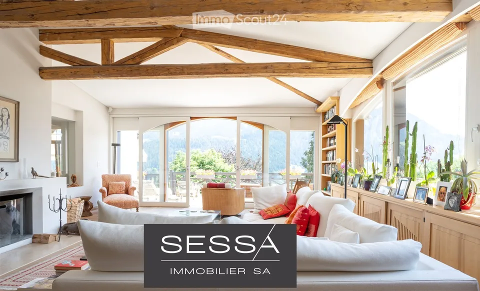 Appartement in Château-d'Oex mit Panoramablick - Exklusiv – Foto 2 von 9