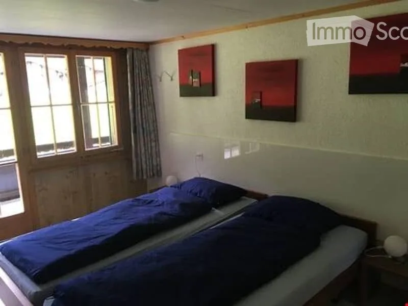 möblierte 3-Zimmerwohnung mit Blick auf den Simmenfall – Foto 4 von 5