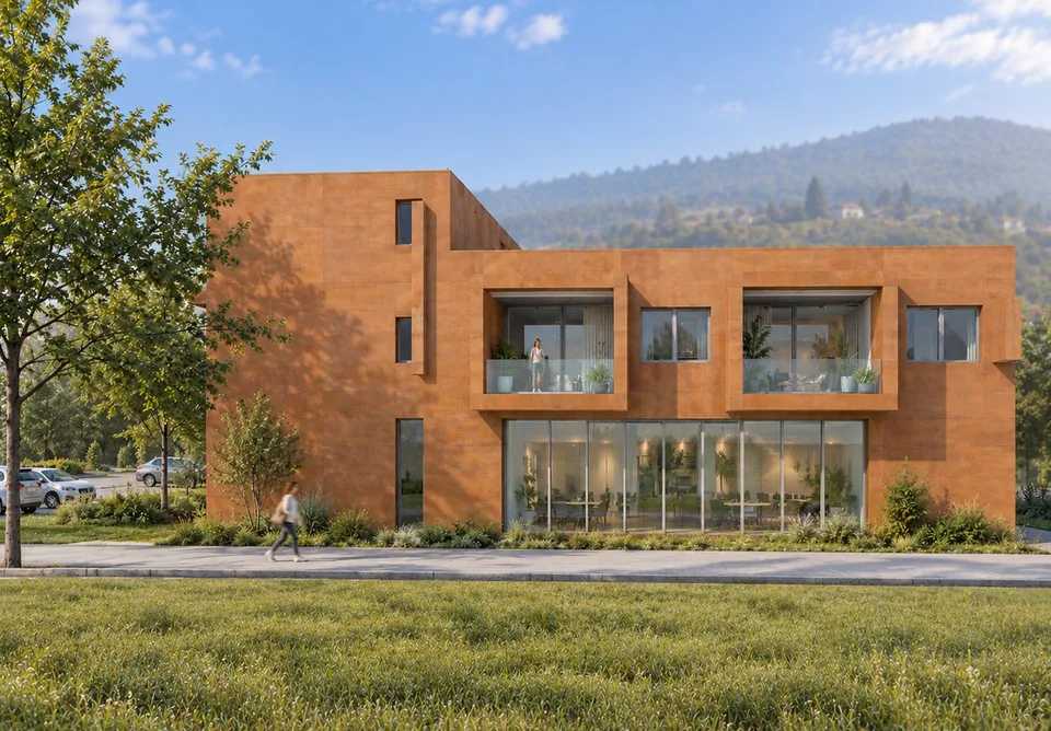 INTERA SUPERFICIE COMMERCIALE CENTROVONK – 1.238 m² SULLA VIA CANTONALE a Contone – Foto 3 von 10