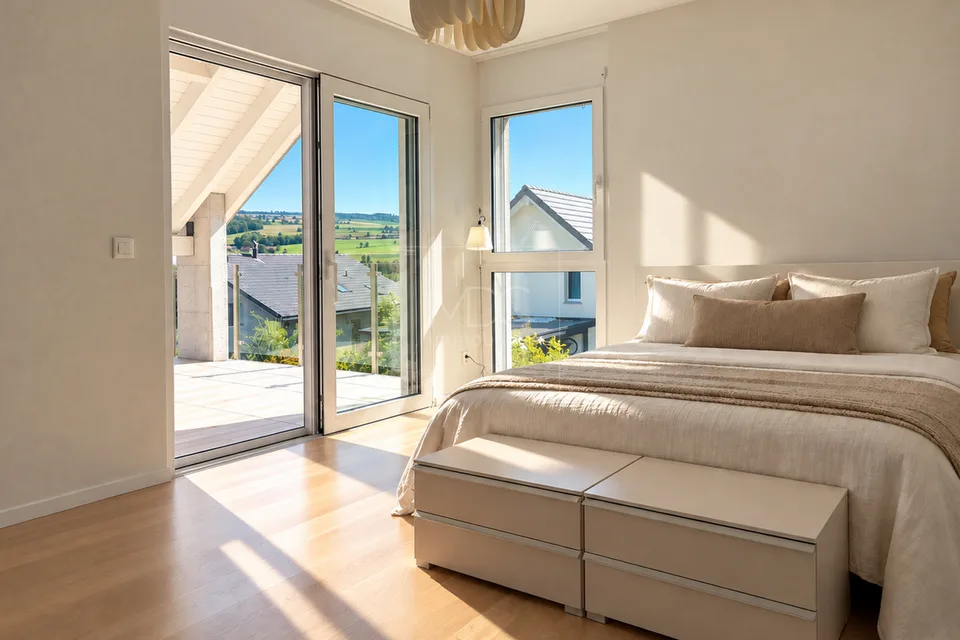 Villa individuelle contemporaine avec vue dégagée à Villeneuve (FR) – photo 6 sur 13