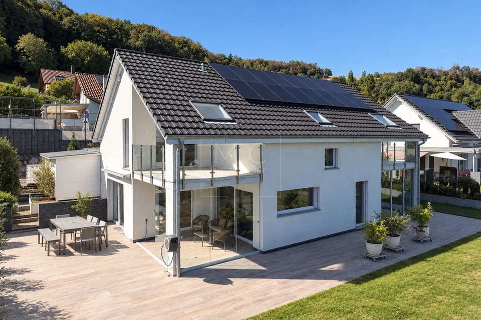Villa individuelle contemporaine avec vue dégagée à Villeneuve (FR) – photo 13 sur 13