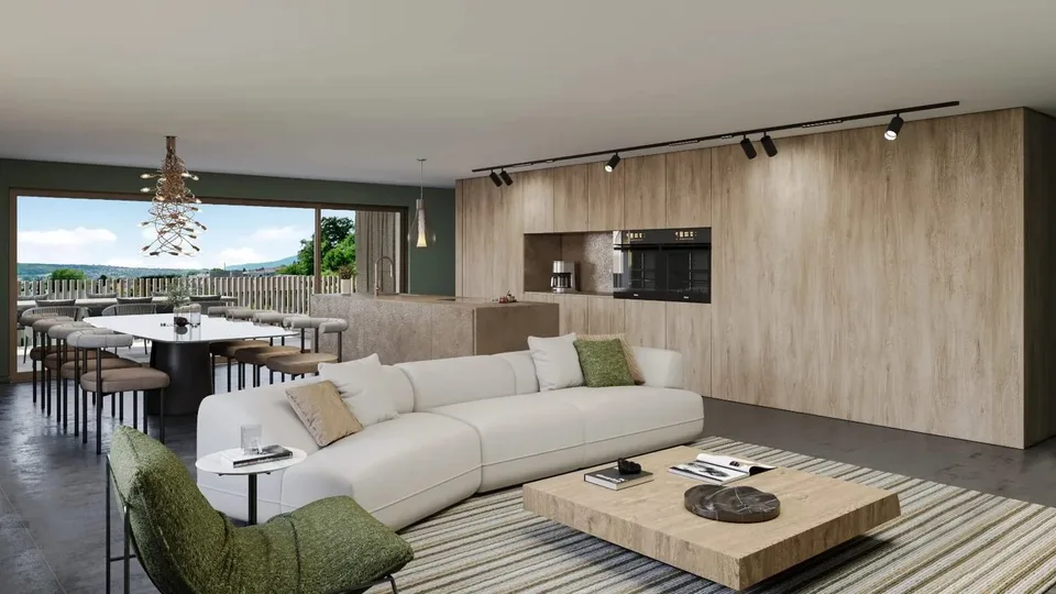 Appartamento nuovo di 4,5 locali al piano terra con terrazza di 44 m² – foto 2 di 8