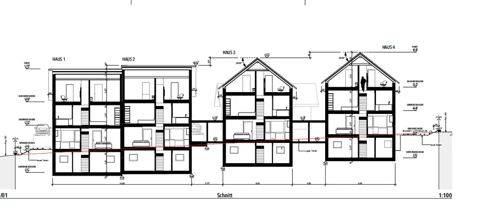 Terrain à bâtir à Niedermuhlern – Parcelle de 1'300 m² pour 4 maisons individuelles – photo 3 sur 5