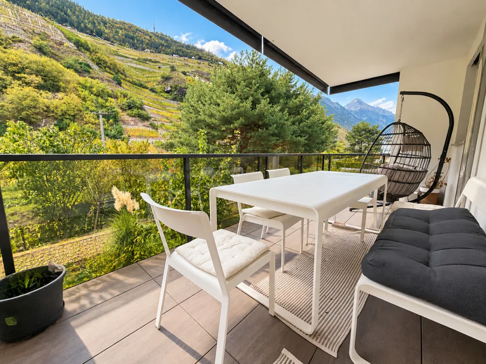 APPARTEMENT D’EXCEPTION 4.5P AVEC STUDIO INDEPENDANT – QUARTIER PRISÉ DE LA FUSION, MARTIGNY – photo 5 sur 13
