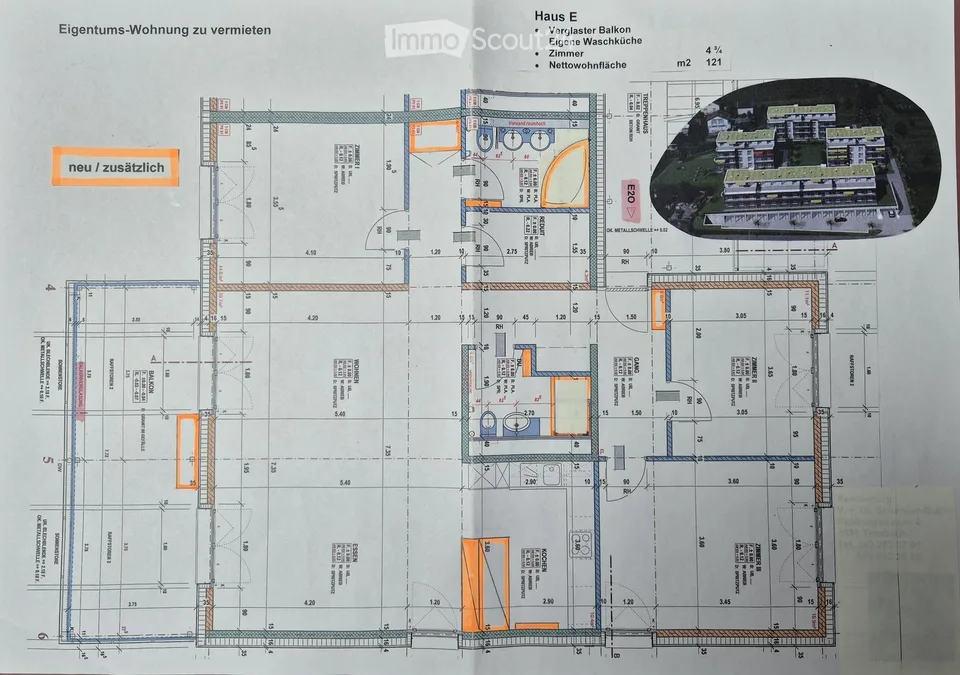Moderne und grosszügige 4 1/2 Zimmer Eigentums-Wohnung mit grossem verglastem Balkon – Foto 17 von 17