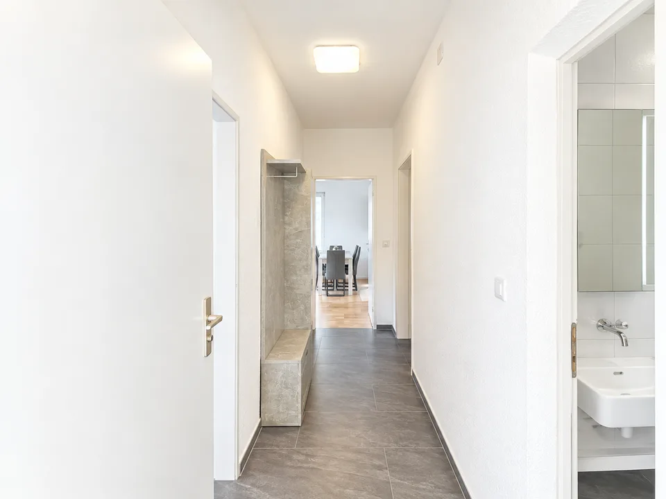 Appartement lumineux 3.5 pièces avec balcon à Kradolf – situation calme, rénovation moderne – photo 2 sur 7