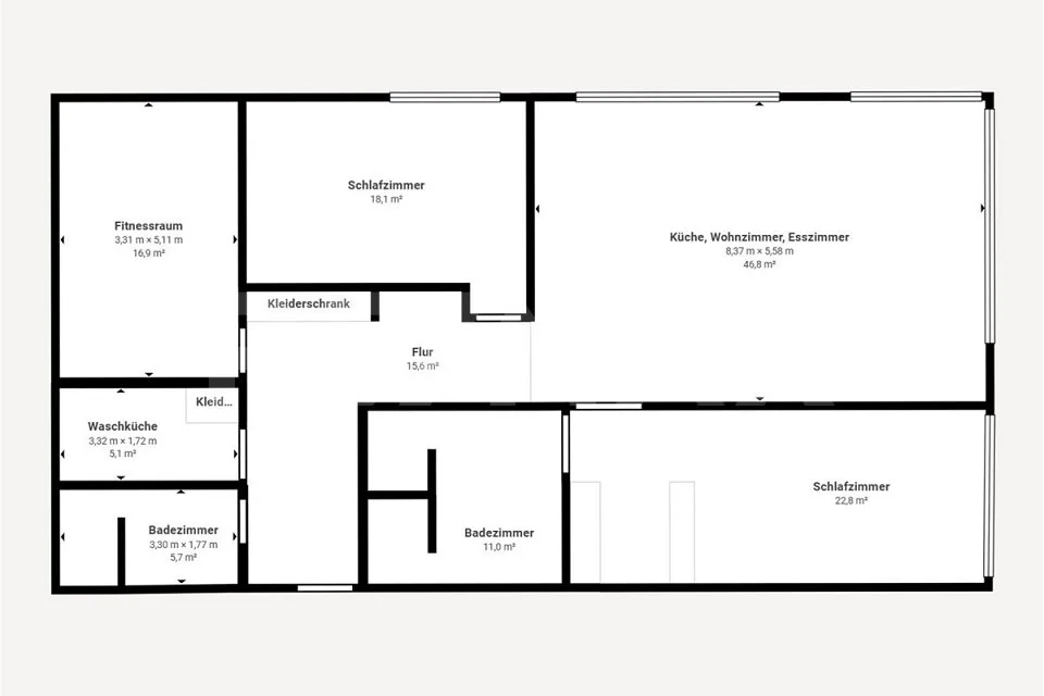 Luxuriöse Wohnung mit grosser Terrasse und Seesicht in Hergiswil – Foto 11 von 12