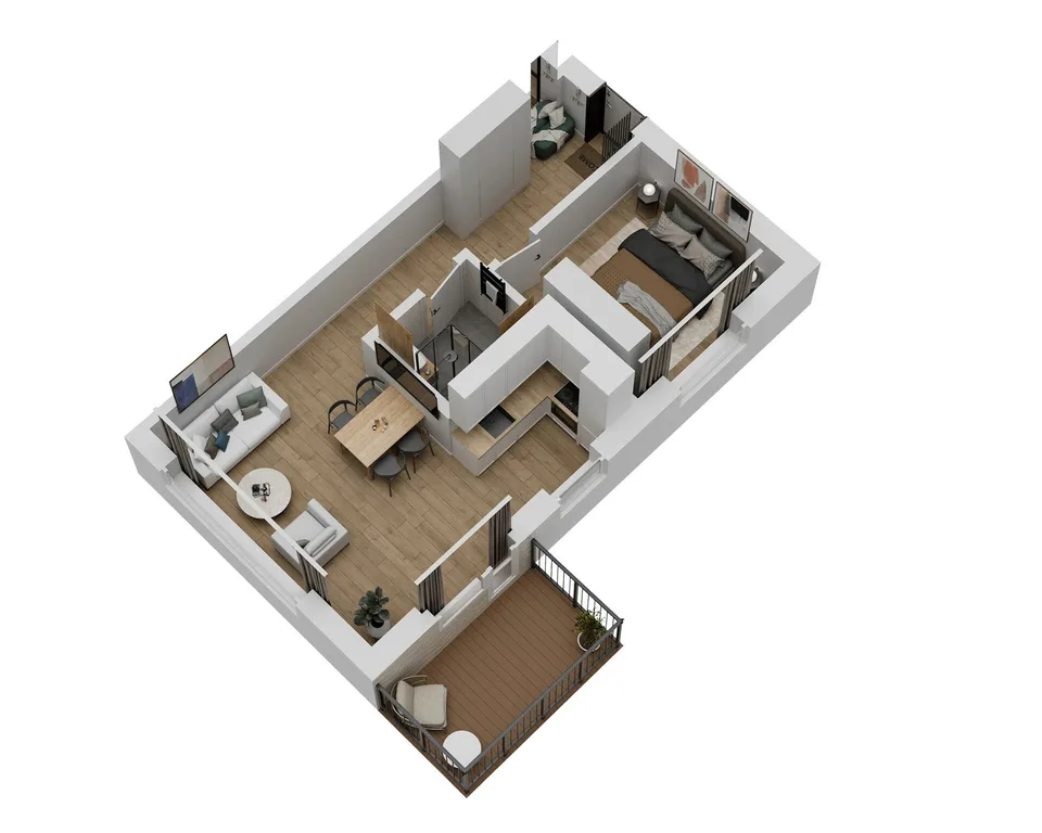 Nouvelle construction 2.5 pièces (56m2) Vie moderne dans la nature – photo 11 sur 12