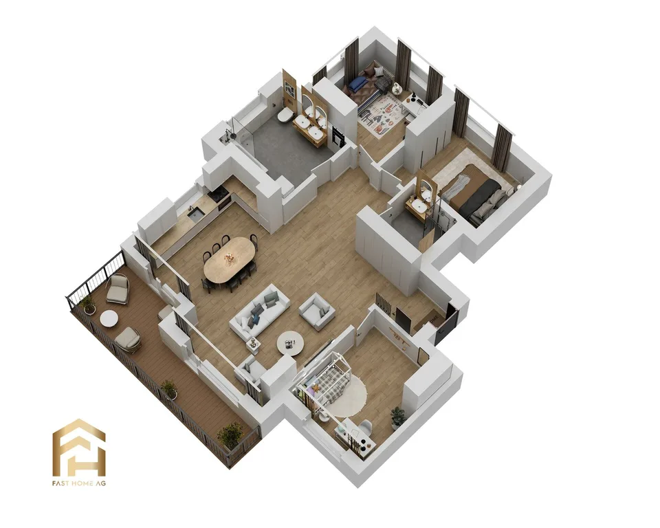Neubau 4.5ZWG (118m2) Modernes Wohnen in der Natur – Foto 13 von 13