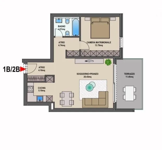 Modernes 2.5-Zimmer-Apartment in Lamone – Foto 8 von 8
