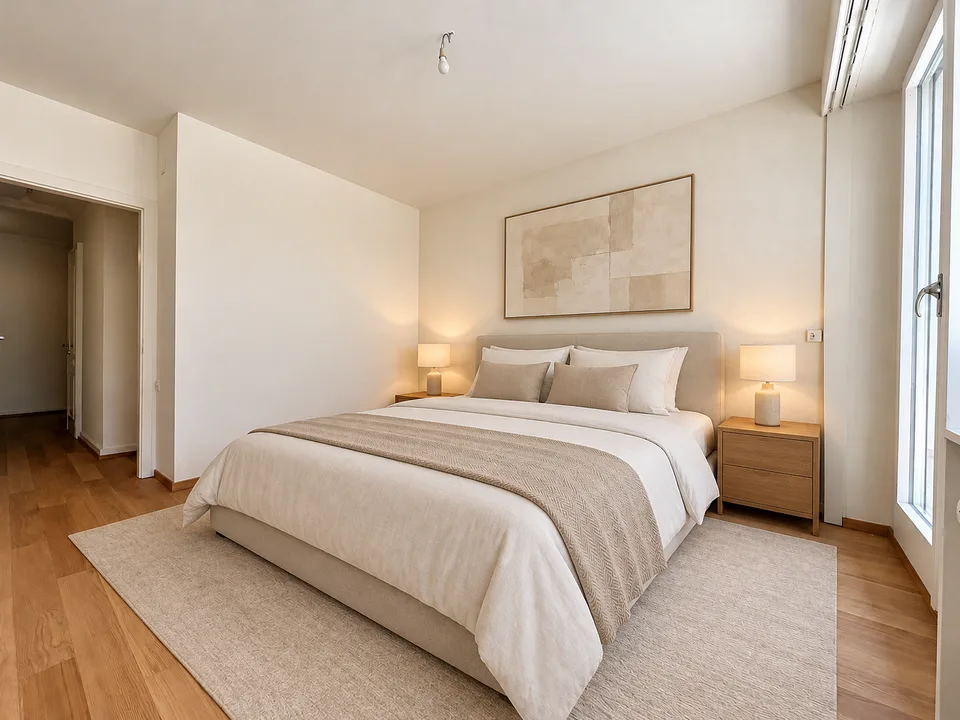 RARE: spacieux appartement de 4.5 pièces avec terrasse et piscine/ unique 2 bedroom unit – Foto 5 von 14