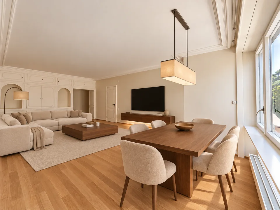 RARE: spacieux appartement de 4.5 pièces avec terrasse et piscine/ unique 2 bedroom unit – Foto 3 von 14