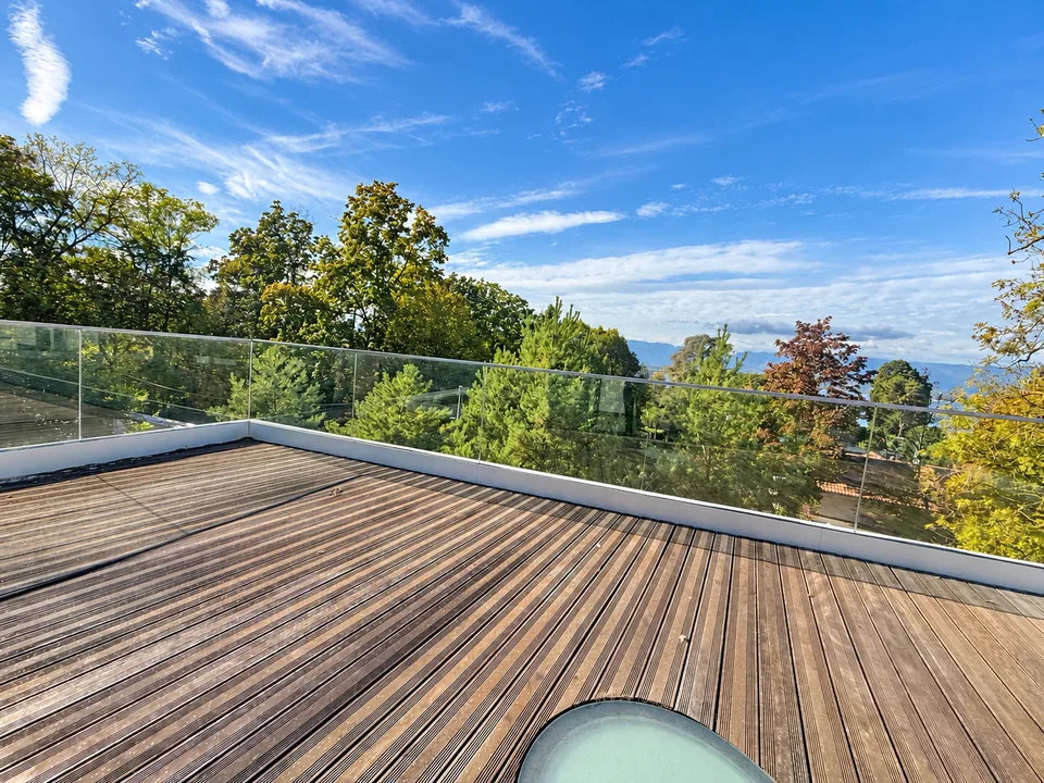 Anières — Villa di lusso con giardino e terrazza sul tetto, vista lago – foto 9 di 11