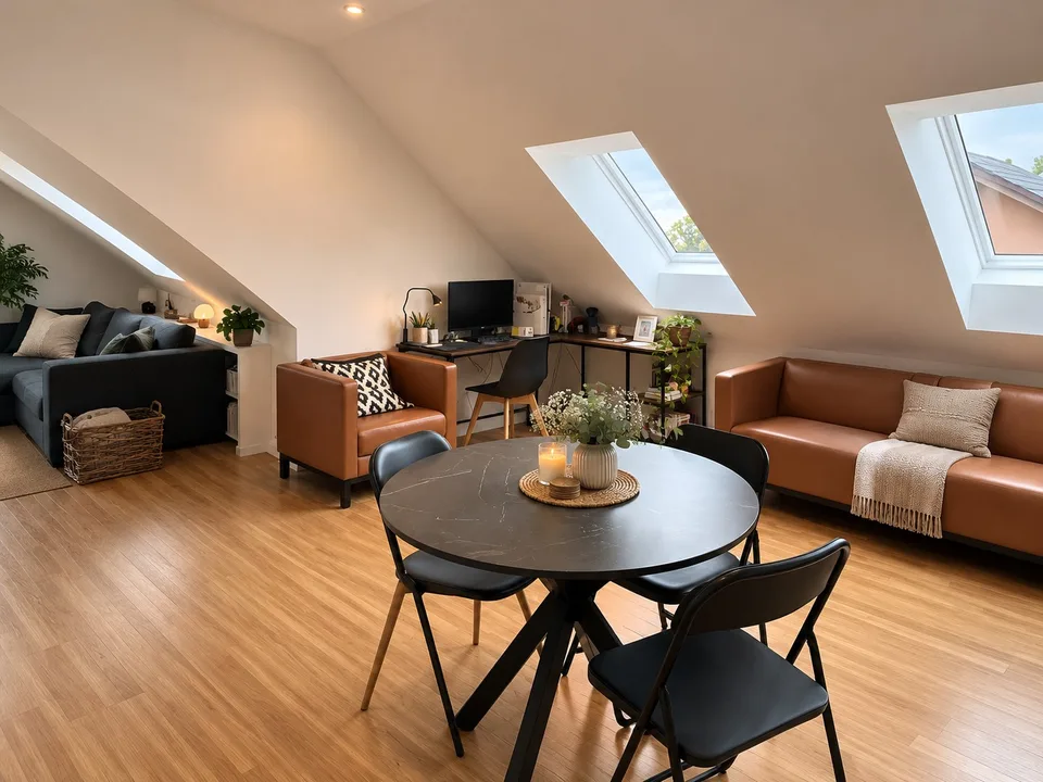 Grosszügige 2.5-Zimmer-Dachwohnung mit ausgebautem Dachboden in Hinteregg – Foto 7 von 9