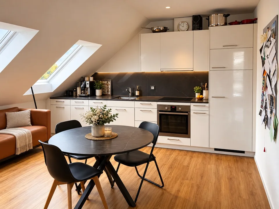 Grosszügige 2.5-Zimmer-Dachwohnung mit ausgebautem Dachboden in Hinteregg – Foto 6 von 9