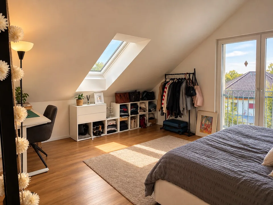 Grosszügige 2.5-Zimmer-Dachwohnung mit ausgebautem Dachboden in Hinteregg – Foto 5 von 9
