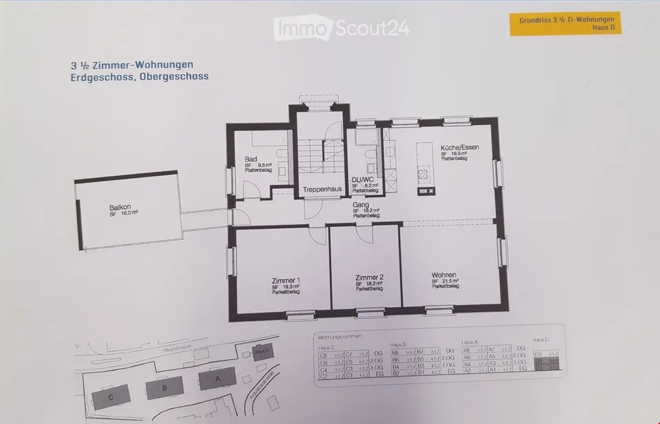 Charmant appartement 3.5 pièces, 1er étage, environ 112 m2 avec balcon sur tour de balcon – photo 2 sur 18