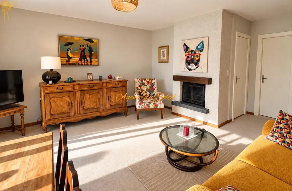 Prächtige Ski-in/Ski-out-Wohnung, Eckwohnung, 3.5 Zimmer, in Montana! – Foto 3 von 11