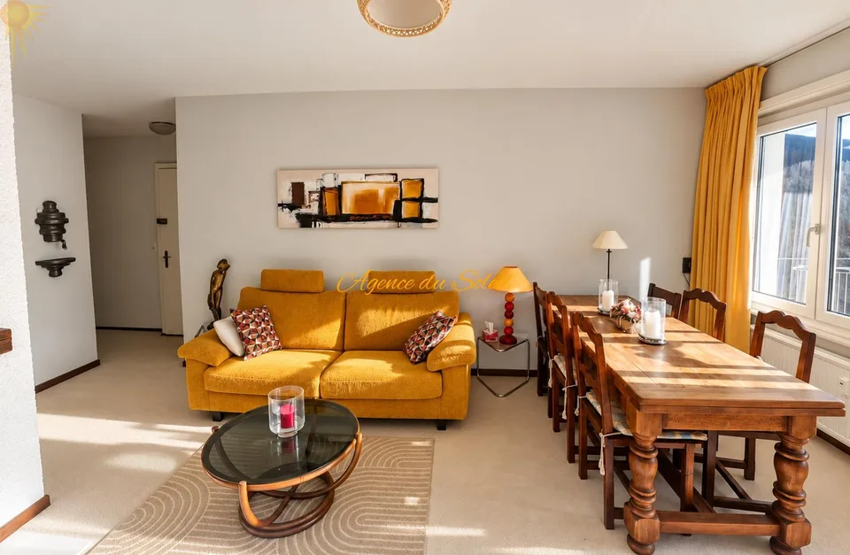 Prächtige Ski-in/Ski-out-Wohnung, Eckwohnung, 3.5 Zimmer, in Montana! – Foto 5 von 11