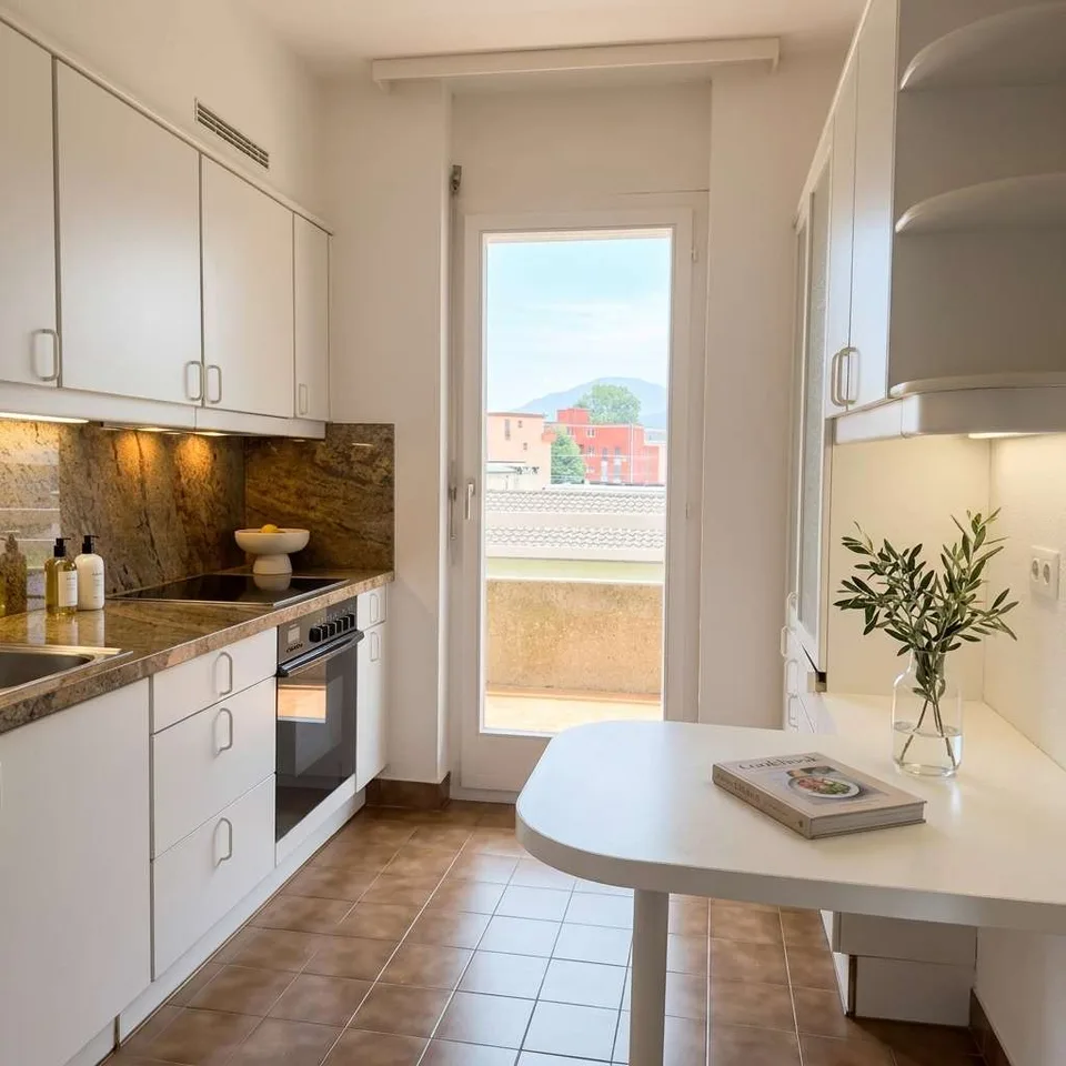 Helles 3.5-Zimmer-Wohnung in Agno mit Swimmingpool und Garten – Foto 5 von 13