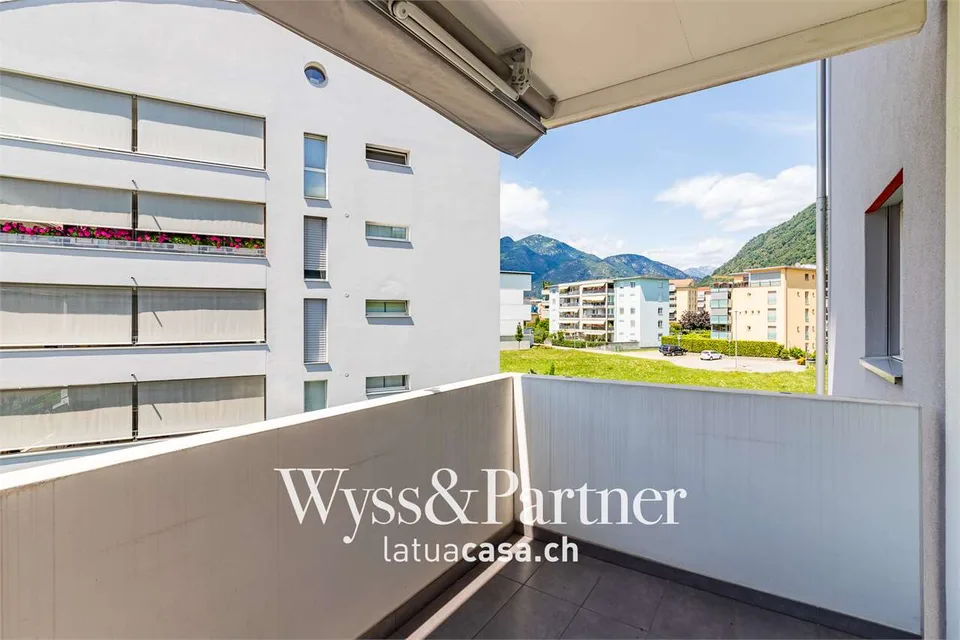 Ascona - Luminoso 3,5 locali con ampio balcone e posteggio incluso – foto 11 di 12