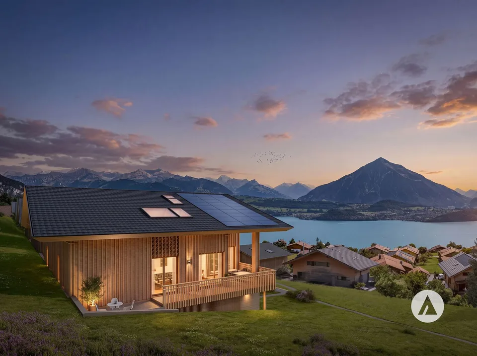 Nuovo progetto di costruzione reblodge - vita moderna con vista sul lago e sulle montagne a Sigriswil – foto 3 di 13