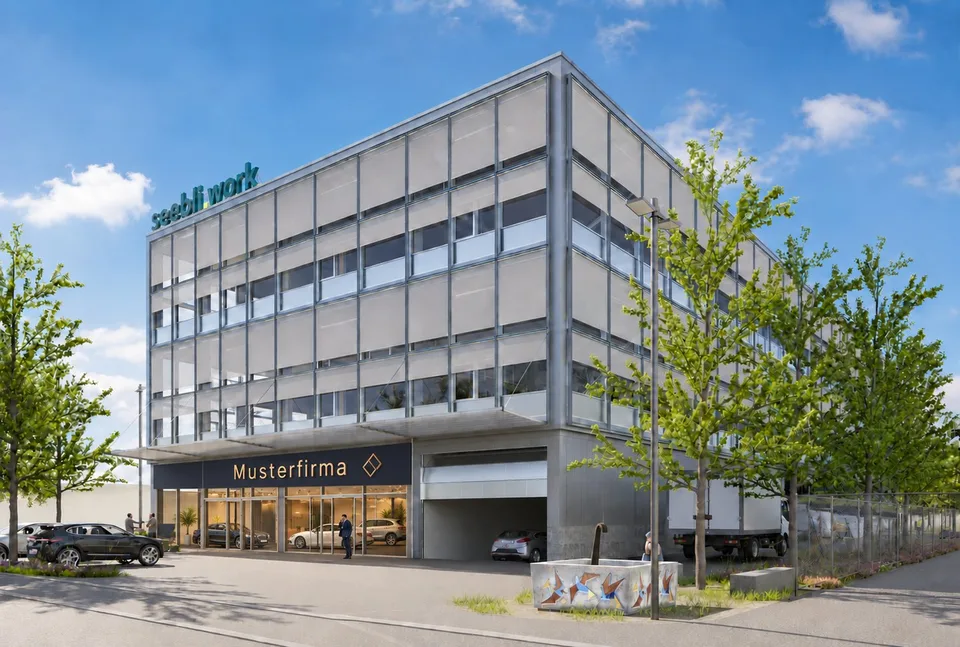 Auto-Showroomfläche im EG mit Anlieferung & Gewerbeteil – bis 1’350 m² – Foto 2 von 13