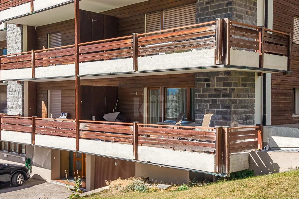 Appartement avec balcon et vue dégagée au pied des pistes – photo 11 sur 13