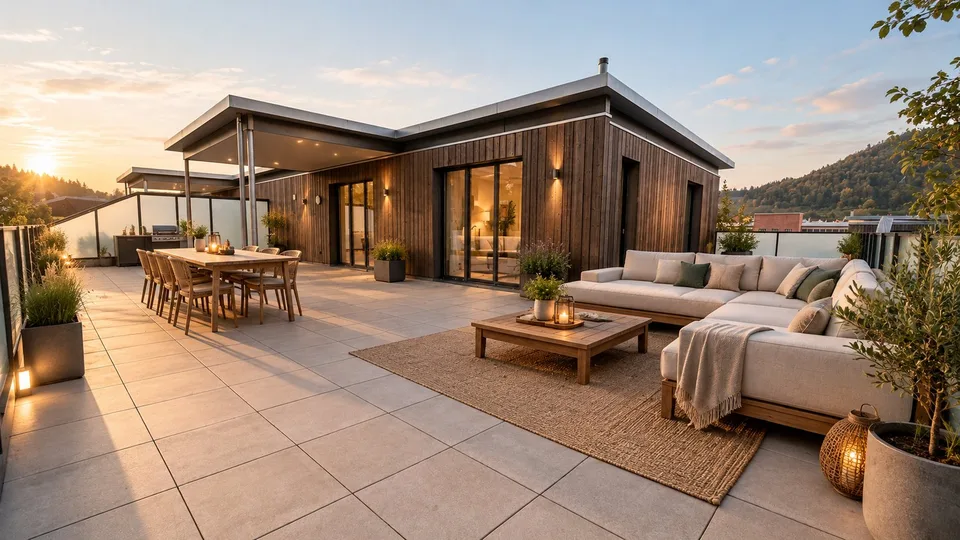 Terrasse sur le toit de rêve rencontre un sentiment de vie moderne – photo 4 sur 7