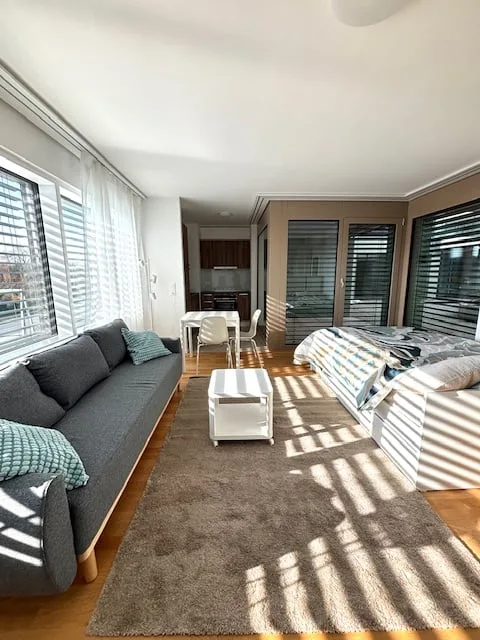Schönes möbliertes Studio im Herzen des Quartiers En Dorigny in der Nähe der EPFL und der UNIL – Foto 2 von 4