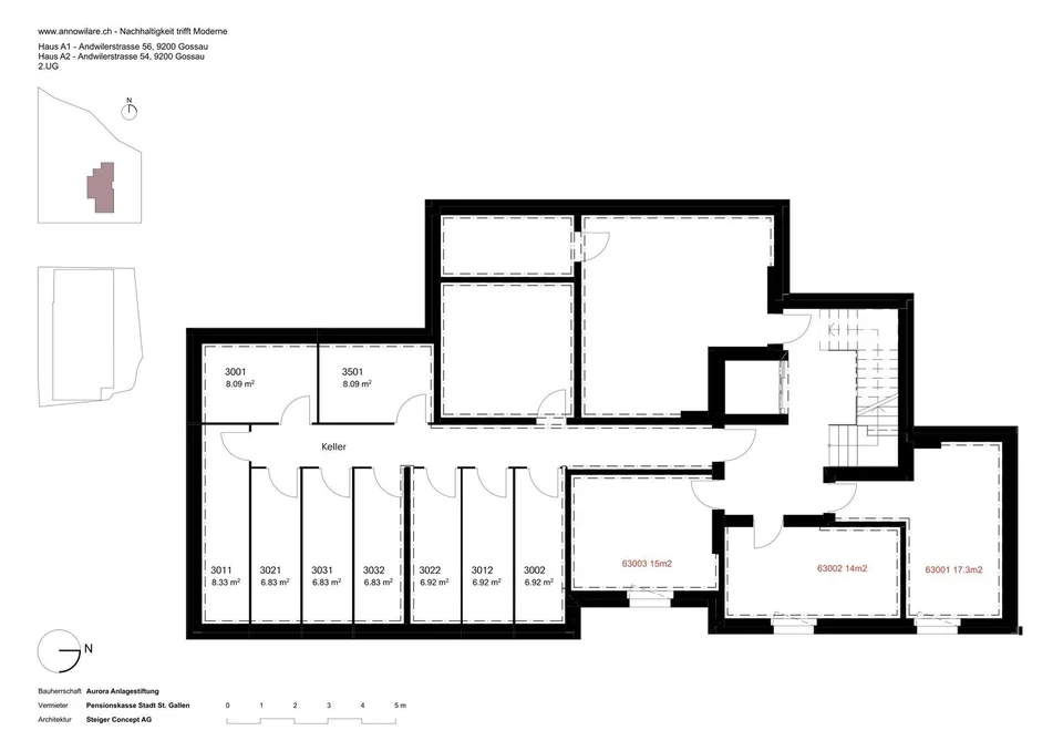 Vielseitiger Neubau-Disponibelraum in Gossau SG - mit Tageslicht – Foto 5 von 6
