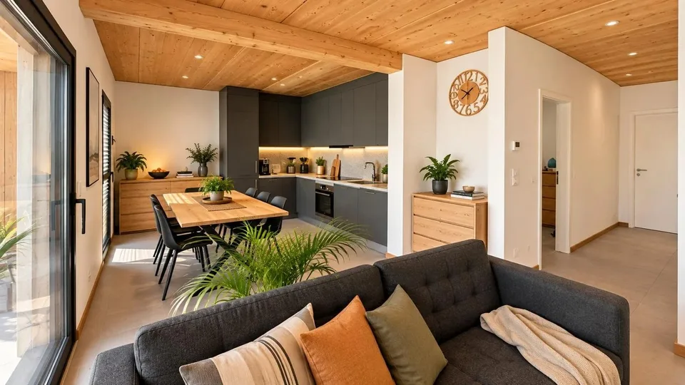 Schönes 3,5-Zimmer-Apartment mit 91 m², Terrasse und freier Sicht in Bramois – Foto 5 von 9