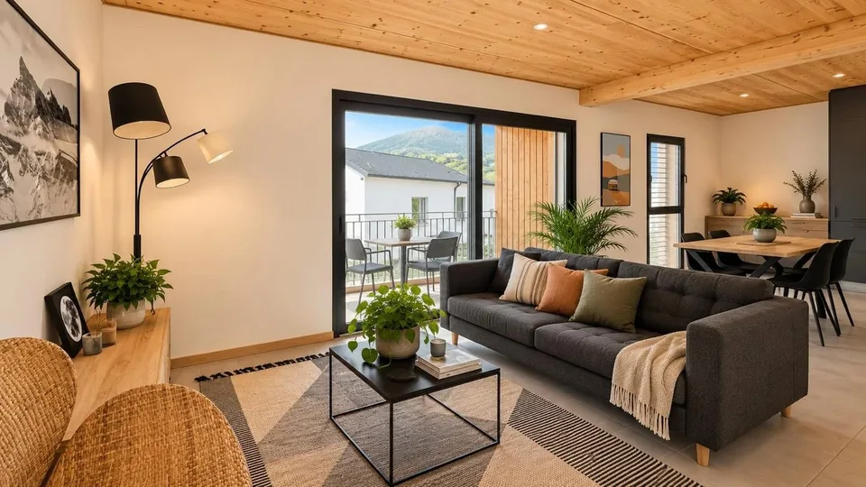 Schönes 3,5-Zimmer-Apartment mit 91 m², Terrasse und freier Sicht in Bramois – Foto 6 von 9