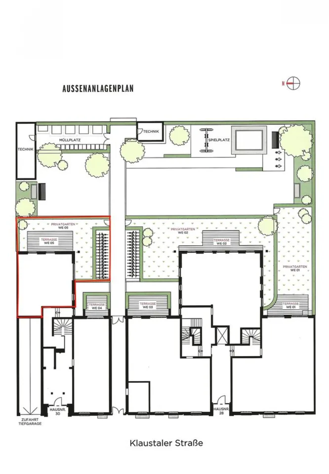 Stilvolle 2.5-Zi.-Wohnung mit eigenem Garten und Garagenplatz – Foto 3 von 4