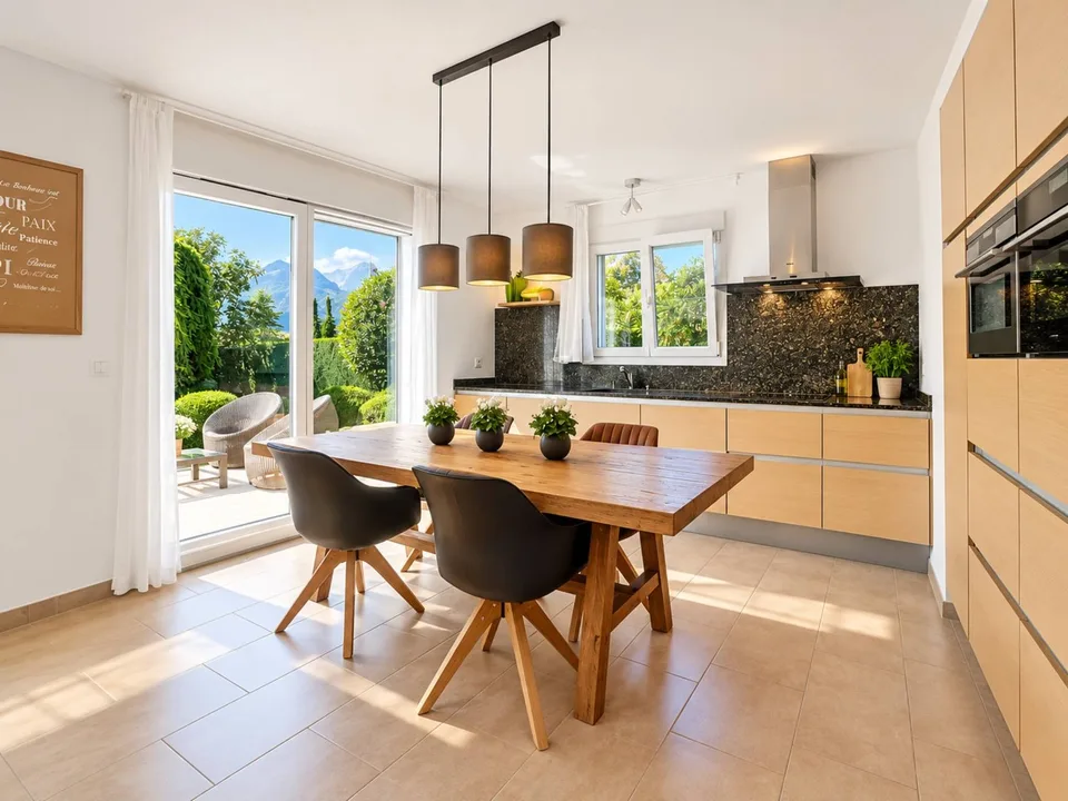 Casa indipendente di 5,5 locali con vista impareggiabile sulle Dents du Midi – foto 4 di 9